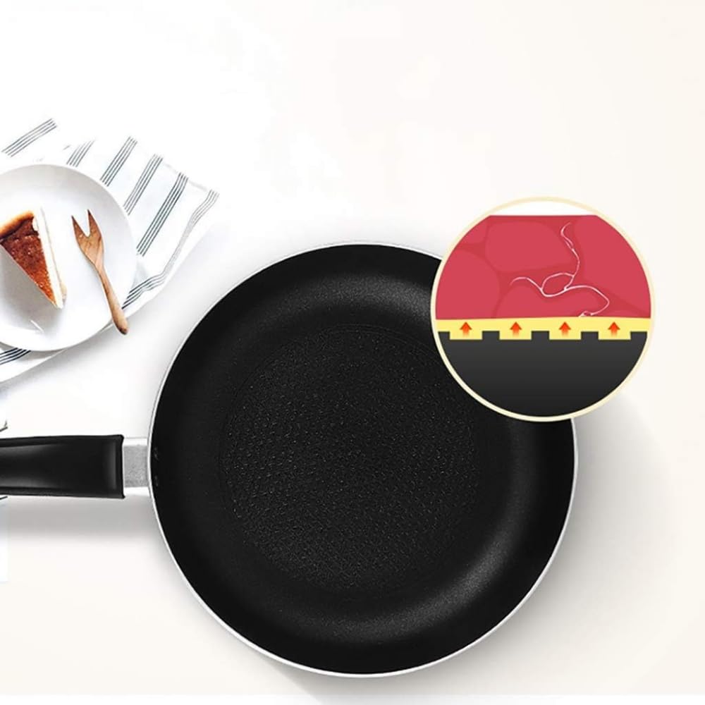 Casserole Poêle à Frire Poêle antiadhésive Poêle à Steak Petite marmite Omelette Cuisinière à Induction/cuisinière à gaz Universelle