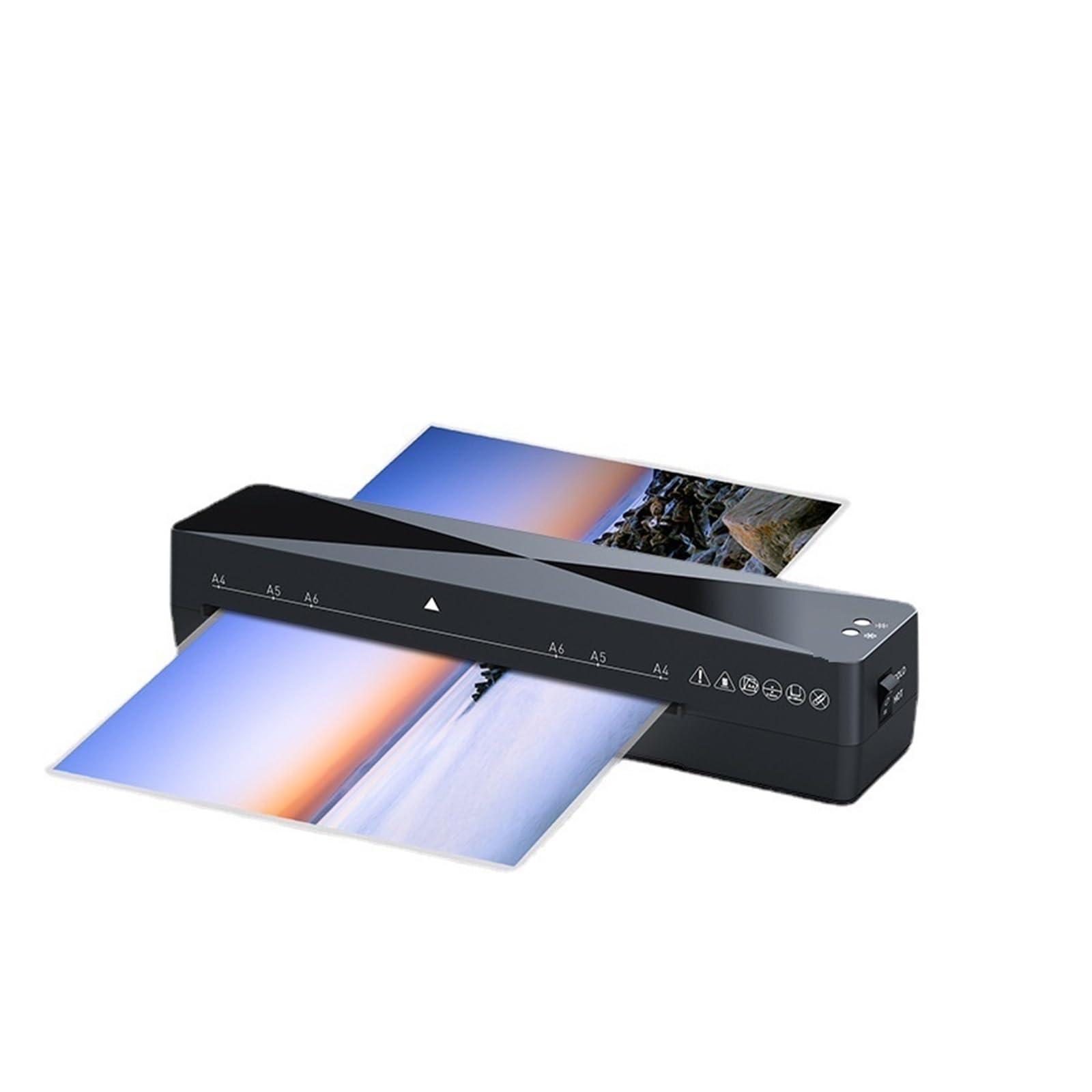 Plastificadora, Pequeña máquina selladora de plástico Mini A4 Laminadora de menú de documentos fotográficos for el hogar Laminadora de película fotográfica DIY
