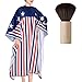Produktbild Mode Erwachsene Friseurumhang Salon Friseur Frisier Haar Schnitt Umhang Tuch Barbier Cape Kleid Kittel Professionelle Friseur Haar Schneiden Färben Werkzeug Zubehör Set (Nacken Pinsel/Bürste), XL,B