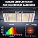 BESTVA DC2000 LED Grow Light, Full Spectrum Grow Lights for Indoor Plants with Veg & Bloom Switches, Quiet Cooling Fan, for Seedling Veg Bloom All Growth Stages