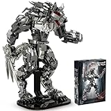 Fangool 2025 Mechanical Wolf Building Blocks Set,Technological Stem Toy Set,Werewolf Action Figure Model Toy Set,813 Pcs Creative Toys Gifts for Adults and Kids