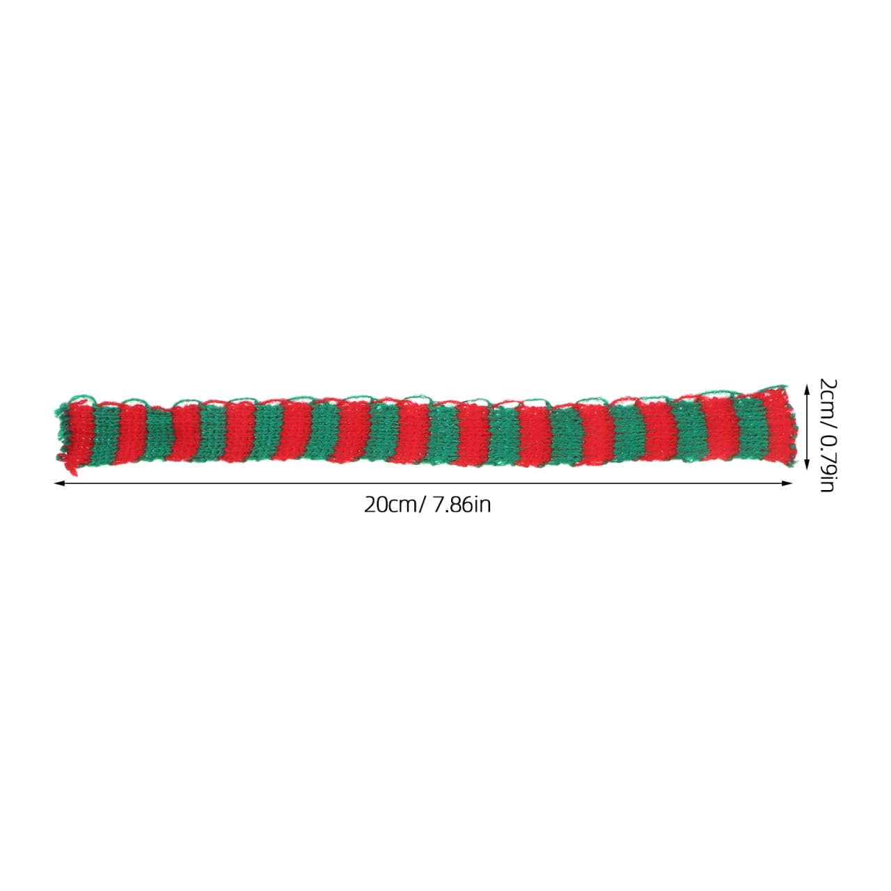 Warmhm 30pcs Mini Christmas Scarves Tiny Snowman Scarves for Christmas Knitted Party Accessories for Dolls Wine Bottles and Ornament - Image 2