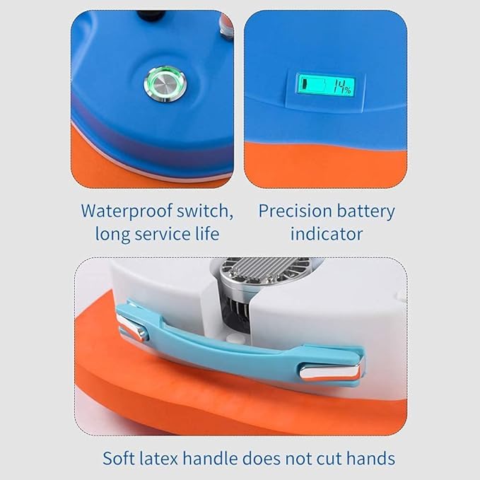 Acecare Diving Ventilator 3.5h Diving Equipment System, Portable Rechargeable Scuba Diving Tank, Waterproof Air Compressor, Max Depth 12 Meters, Diving whithout Tanks