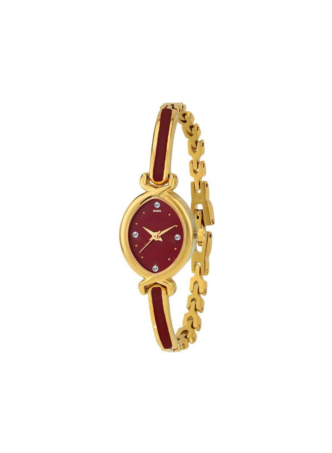 HORCHIS Gold and Red Bracelet Wrist Watch for Women (B08BG3QJP8) Amazon Price History, Amazon Price Tracker