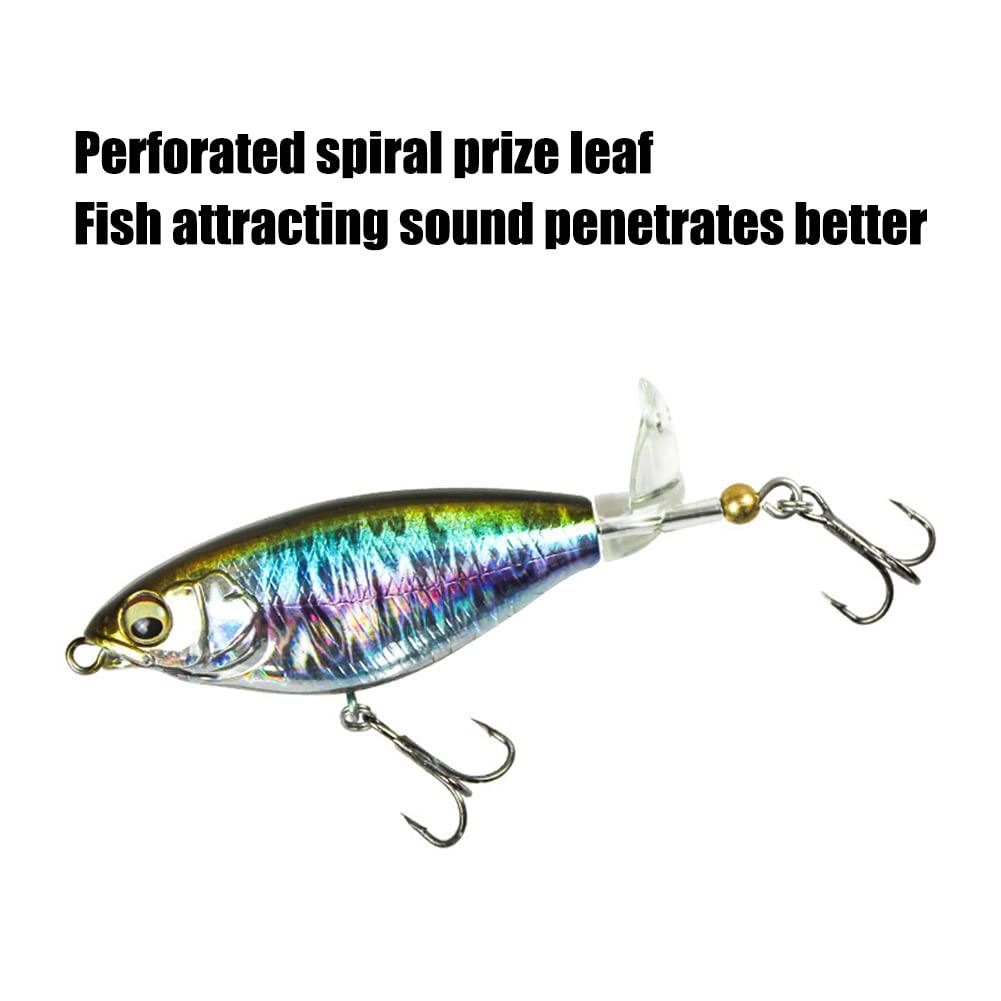 Lot de 10 leurres de pêche à paillettes multicolores pour pêche au bar, poisson-chat, brochet, perche