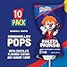 Ricolino Paleta Payaso Marshmallow Lollipops with Chocolate Flavored Coating, 6 Packs, 10 Count Each, Net Weight of 5 Pounds 14.8 Ounces,10 Count (Pack of 6)