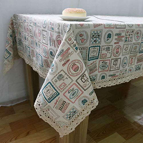 Nappe petites icônes mignonnes en coton avec fond décoratif moderne