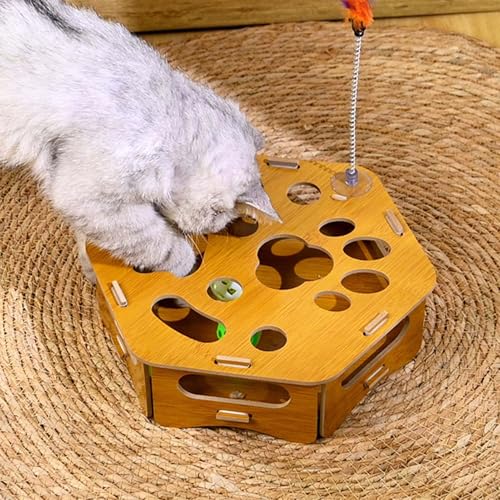 Limas de uñas para gatos con laberinto de enriquecimiento activo 4