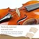 Violine Brücken, 4 Stk Geige Saiten Brücken Handgefertigtes Ahornholz für Akustische Violine 3/4 Größe Violine Teile Violinsteg Ahornholz Violinteile Violinsteg Ahornholz Violinteile