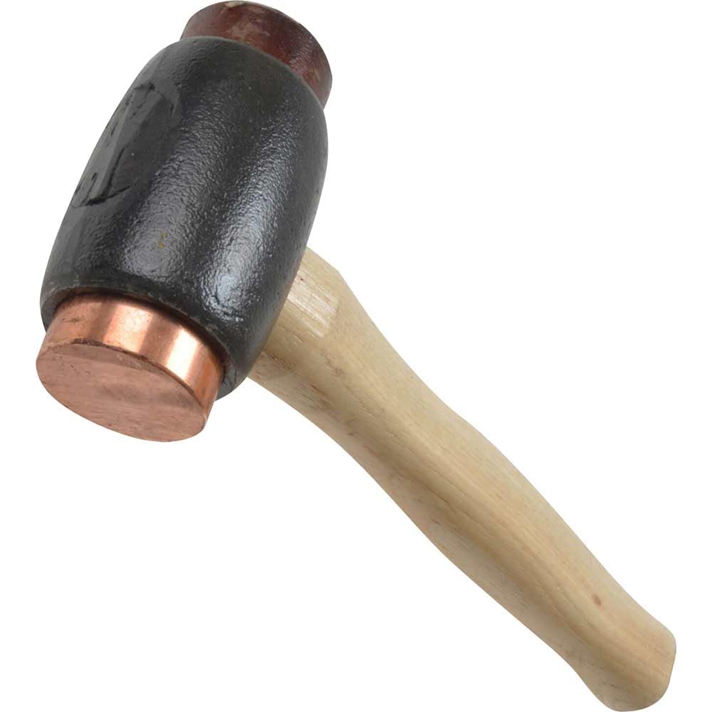 214 Copper /Rawhide Hammer Size 3, Brown