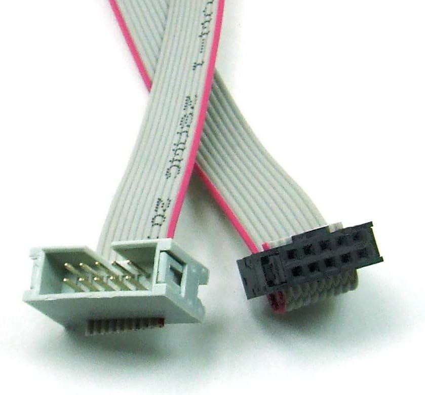 POPESQ® 1 pcs. x IDC Extension cable 10 way 50cm 2.54mm Connector 