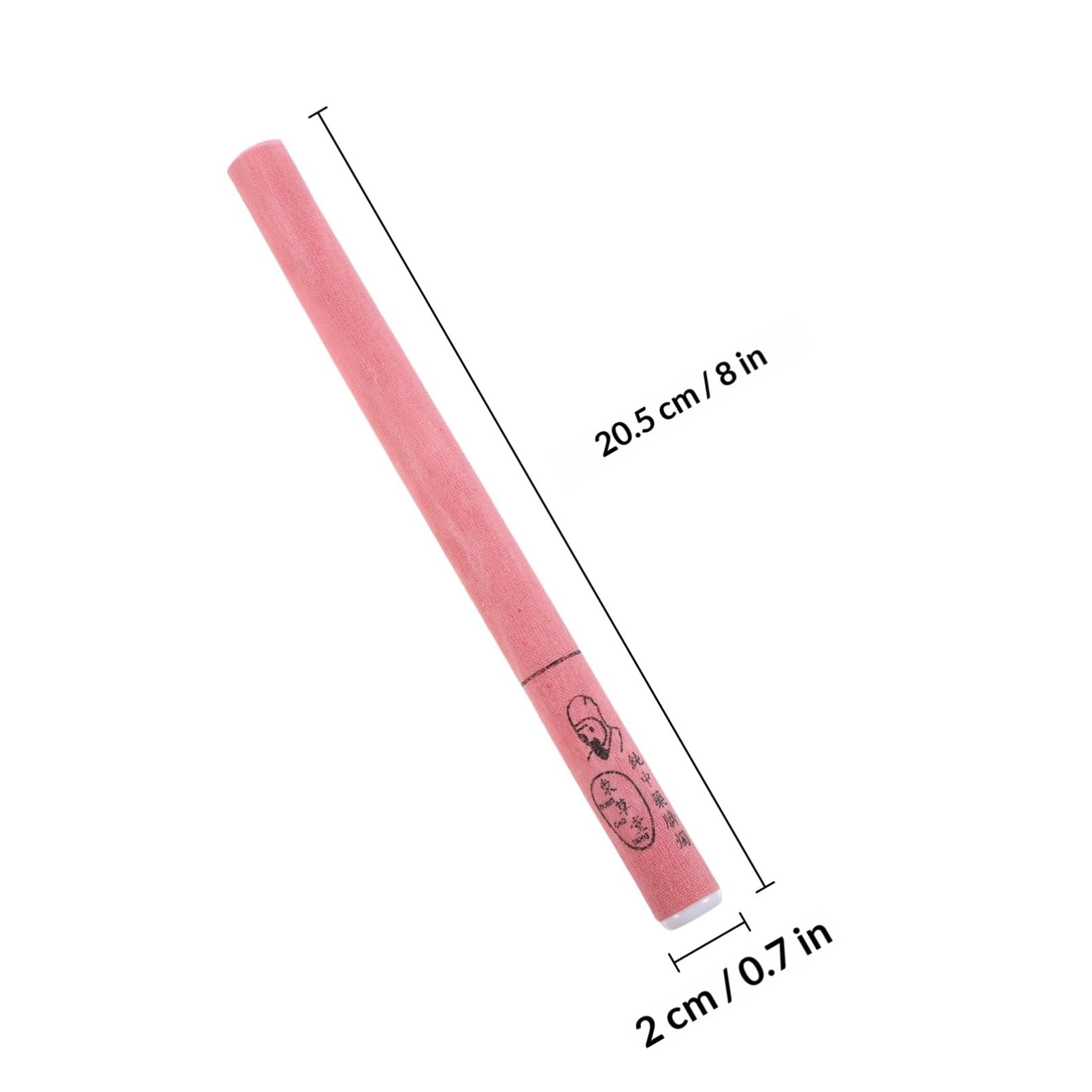 Vela para Ombligo 20cm de Cera Papel, 8 Piezas, Rojo Amarillo