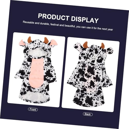 Disfraz para perro temática vaca talla L miniatura 5
