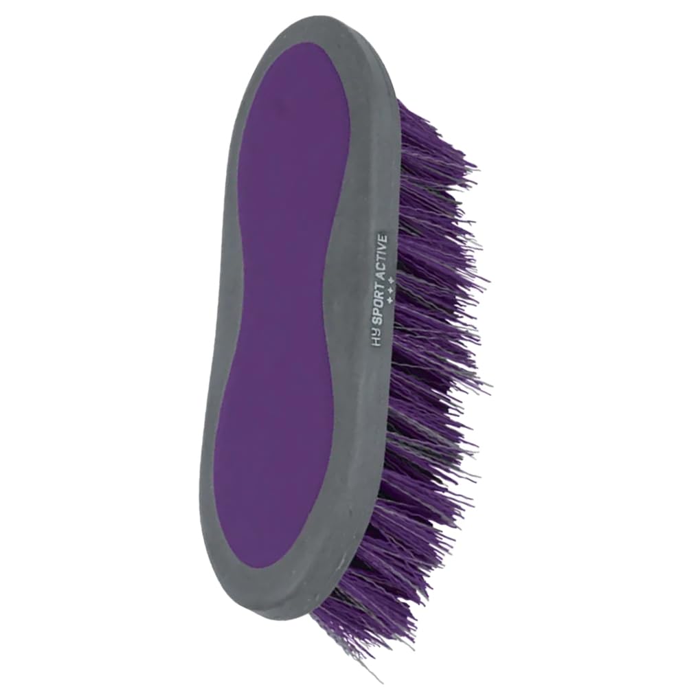 Hy Sport Active Horse Dandy Brush (One Size) (Royal Violet)