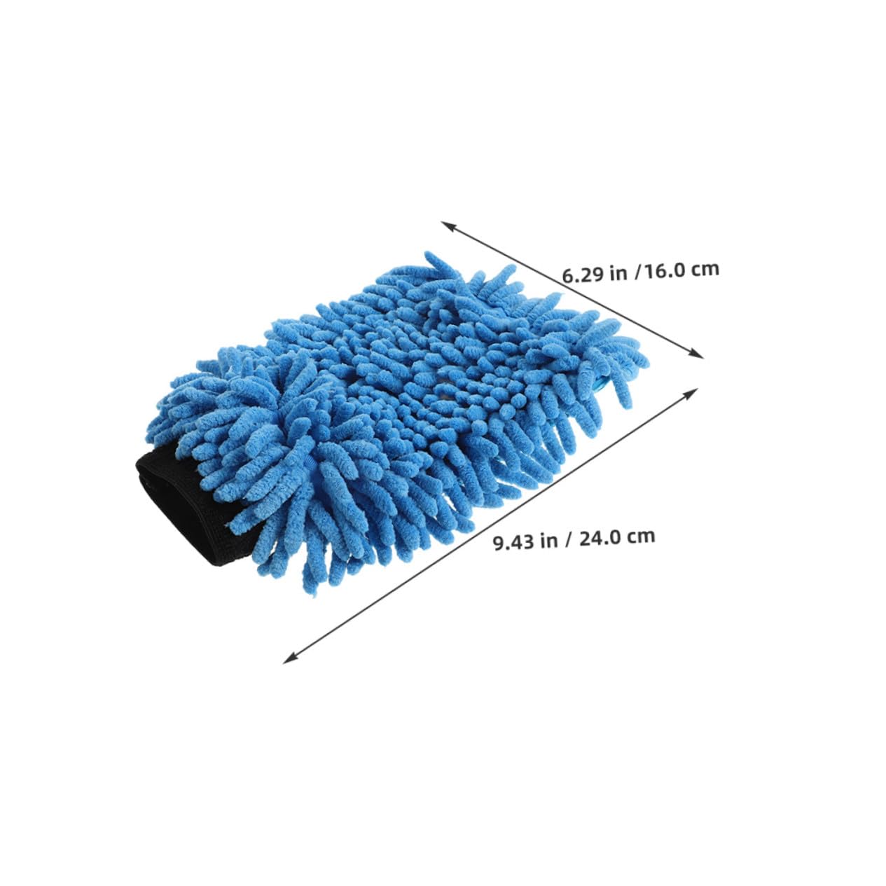 Guante de Microfibra para Lavado de Coches, 4 Piezas Absorbentes | Azul, para Mantenimiento Diario del Coche y Hogar, Protege las Manos y Es Suave Pintura Color Aleatorio