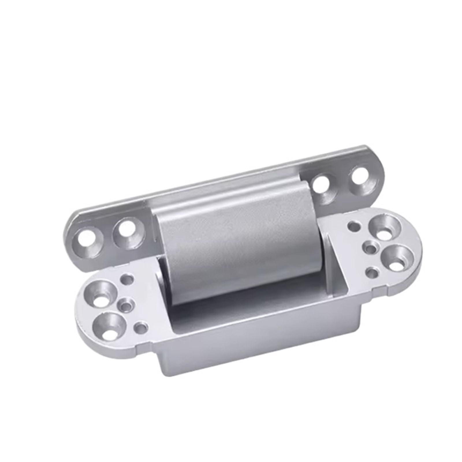 Kdhcvkz Sliver 2Pcs Aluminum Door Invisible Hinge 110*31Mm Aluminum Alloy Concealed Hinge