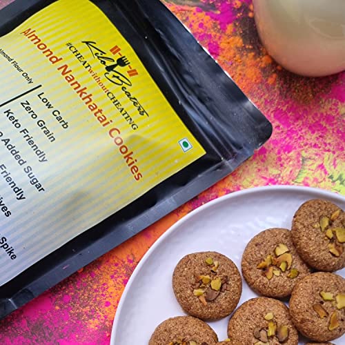 Image of Kilobeaters Almond Nankhatai Cookies, Zero Sugar & Zero Preservatives - (100 gm)