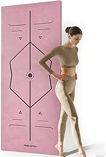 PROIRON Yoga Mat with Premium Alignment – Extra Yoga Bag Included – Comfort Skin Friendly Exercise Mats Non Slip for Home …