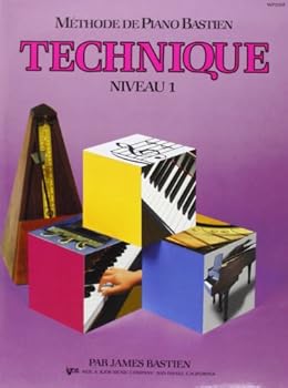 Paperback METHODE DE PIANO BASTIEN : TECHNIQUE, NIVEAU 1 Book