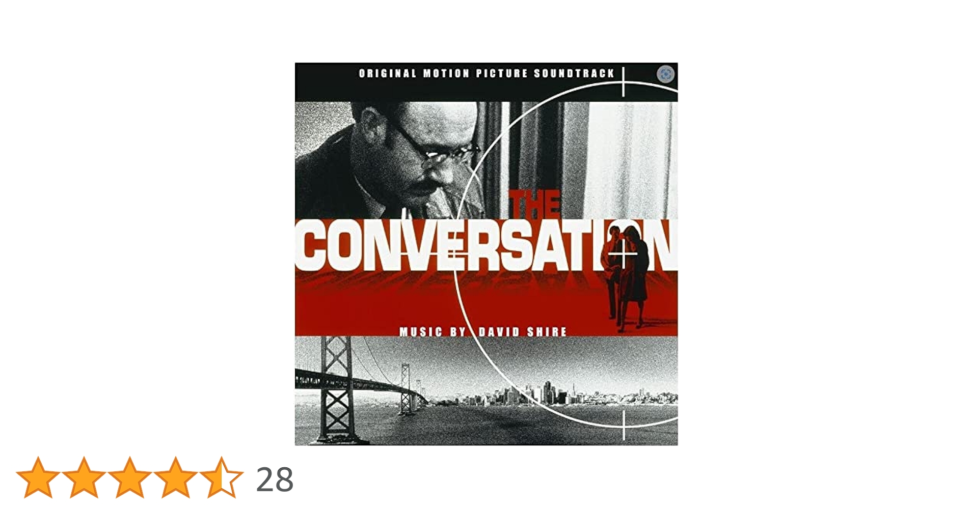 米CD David Shire Conversation 94611 INTRADA /00110 David Shire – The Conversation (Original Motion Picture