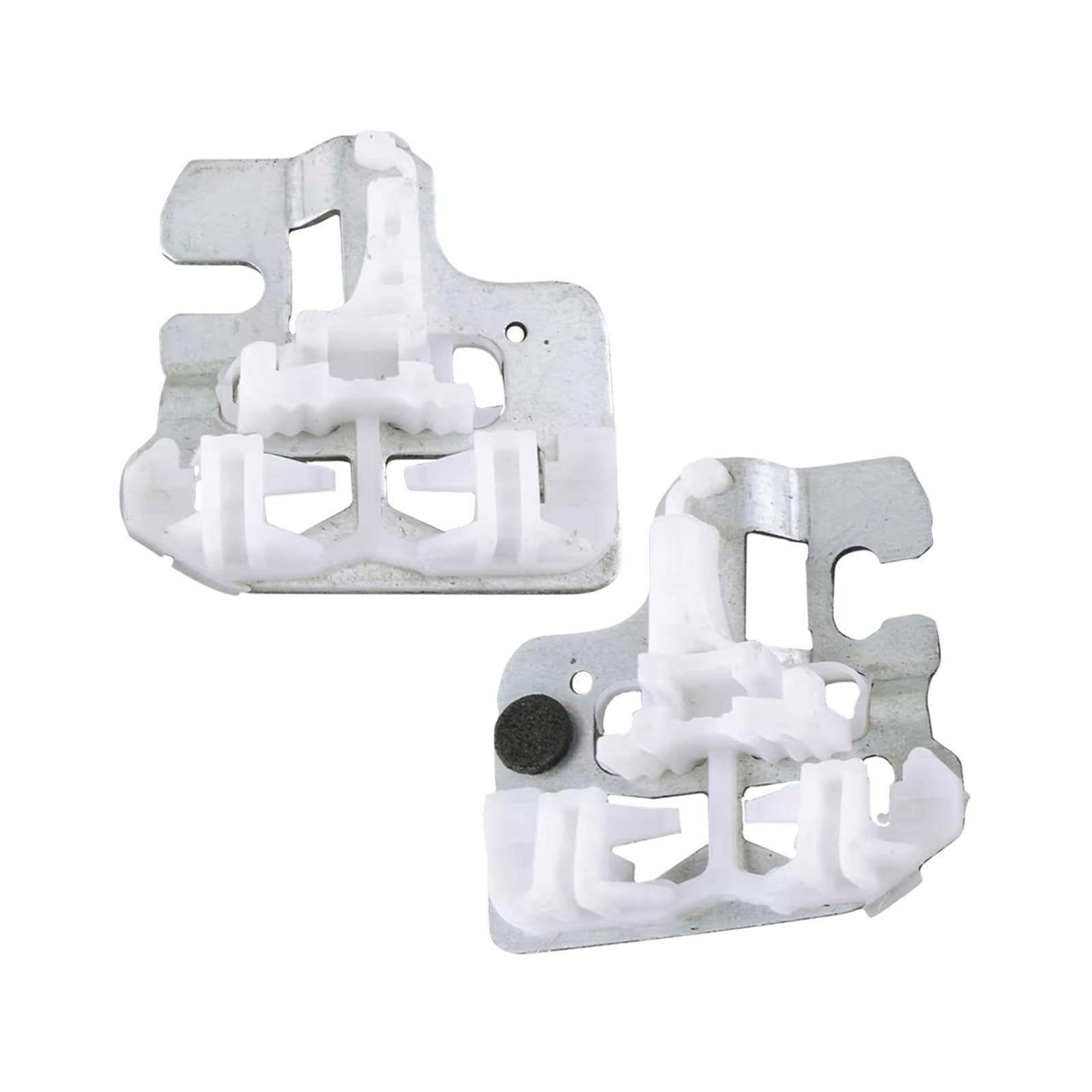 Hhfksci Power Window Regulator 4Piece/Set for BMW X5 E53 2000 2001 2002 2003 2004 2005 2006 Front Left & Right Window Regulator Repair Clips 51357125059