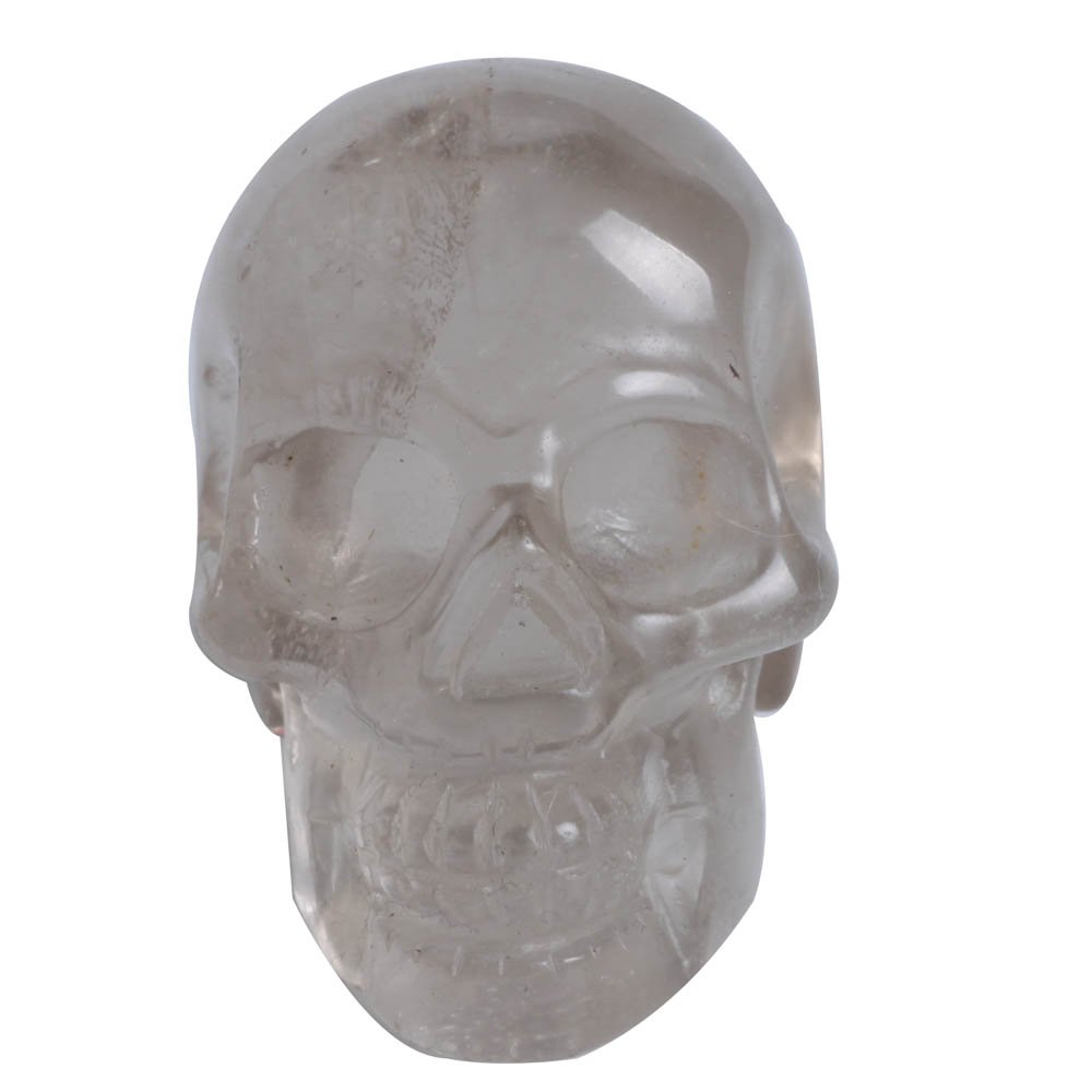 HongJinTian Natural Quartz Crystal Skull 2.20" h 0.43lbs YICHENGYIN