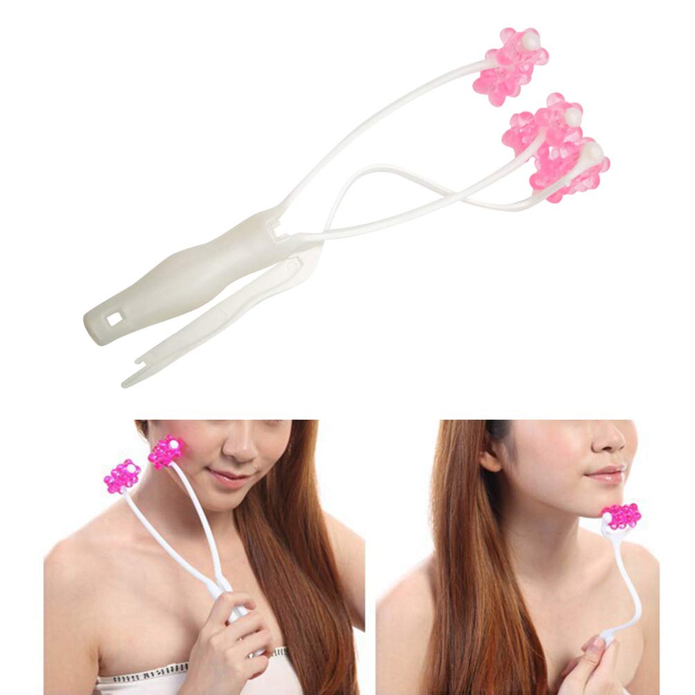 EXCEART Masajeador De Rodillos Facial Cuidado Piel Masajeador Facial Rodillo Para El Cuello Barbilla