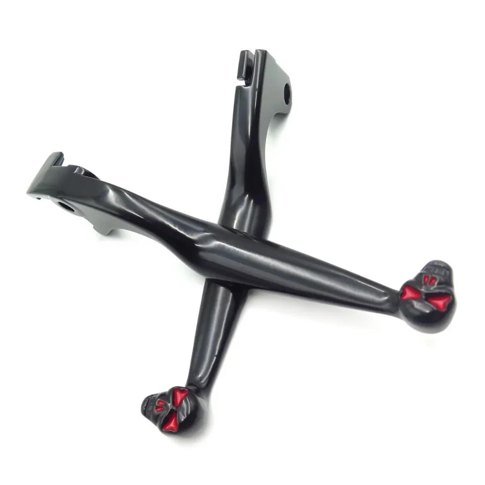 HXVGEGKPYK Motorbike Hand Levers for Shadow 600 750 1100 for VTX1300 for VT1300 VTX VT 1300 Chrome Aftermarket Motorcycle AccessoriesBrake Clutch Skull Hand Lever Motorbike Clutch Lever(3)