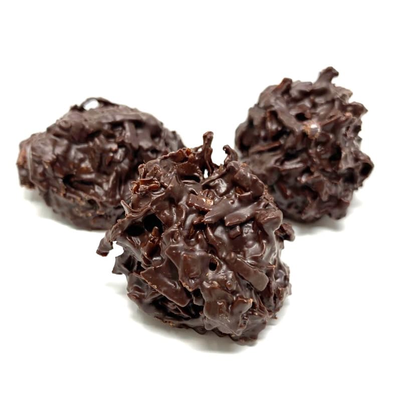 Miniatura 2 de Caramelo gourmet de pajares de coco tostado de chocolate negro