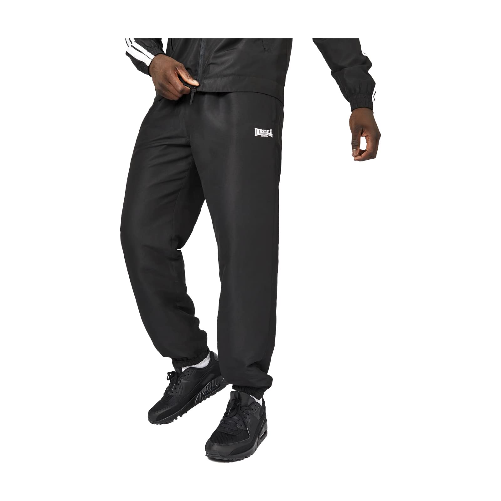 Lonsdale Mens Essential Closed Hem Woven Tracksuit Pants