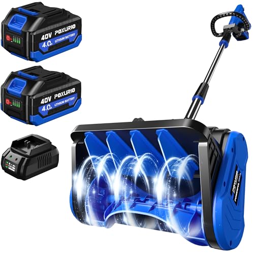 POXURIO 80V Cordless Snow Blower