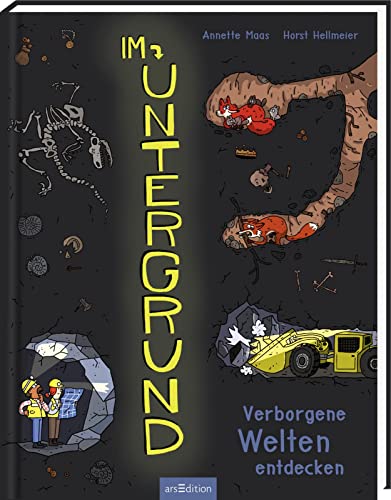Im Untergrund: Verborgene Welten entdecken | Entdeckungsreise unter die Erde, stimmungsvolle Illustrationen, ab 8 Jahren