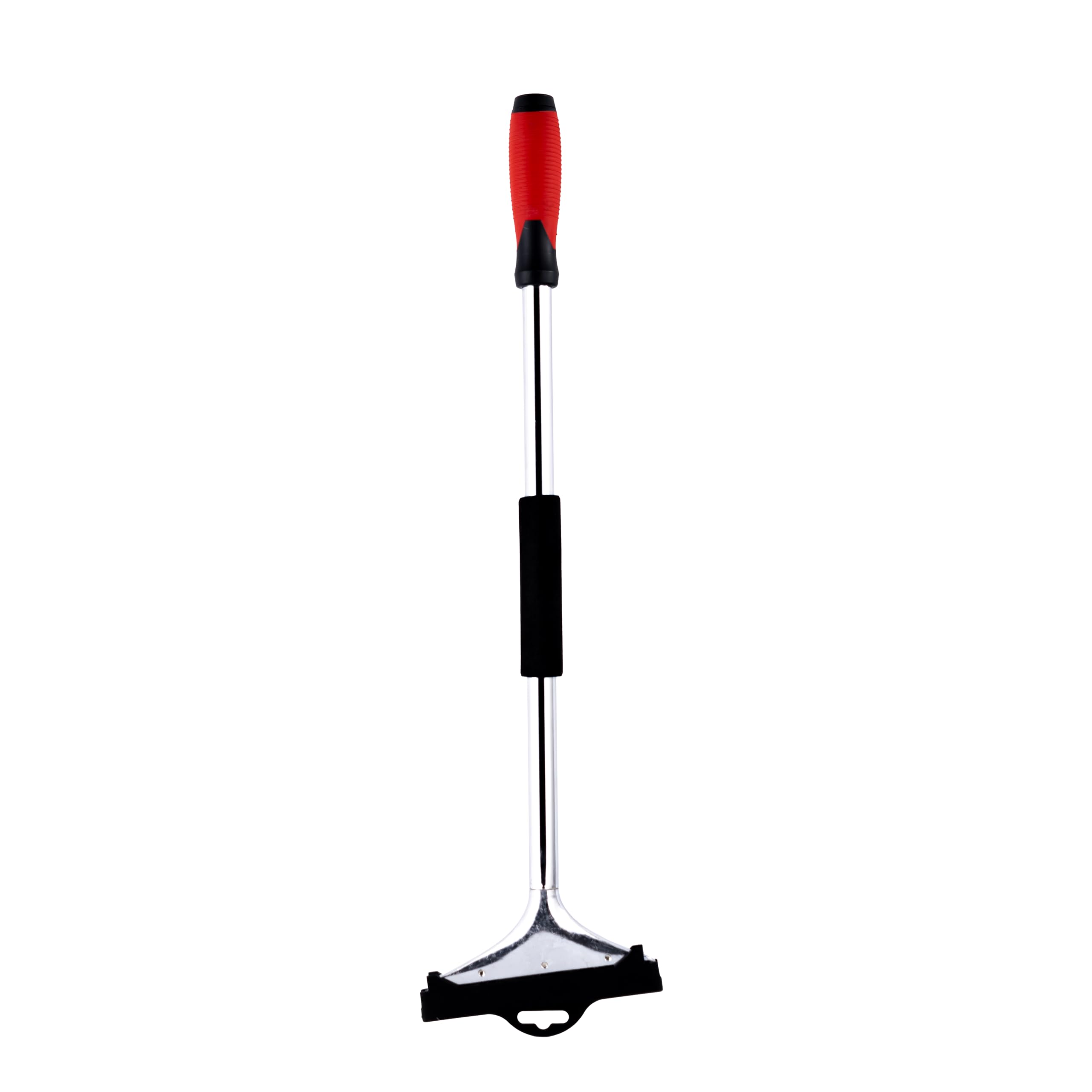 Warner Tool 11221 Grattoir à peinture et mur 15,2 cm, manche en acier de 61 cm avec poignée souple filetée