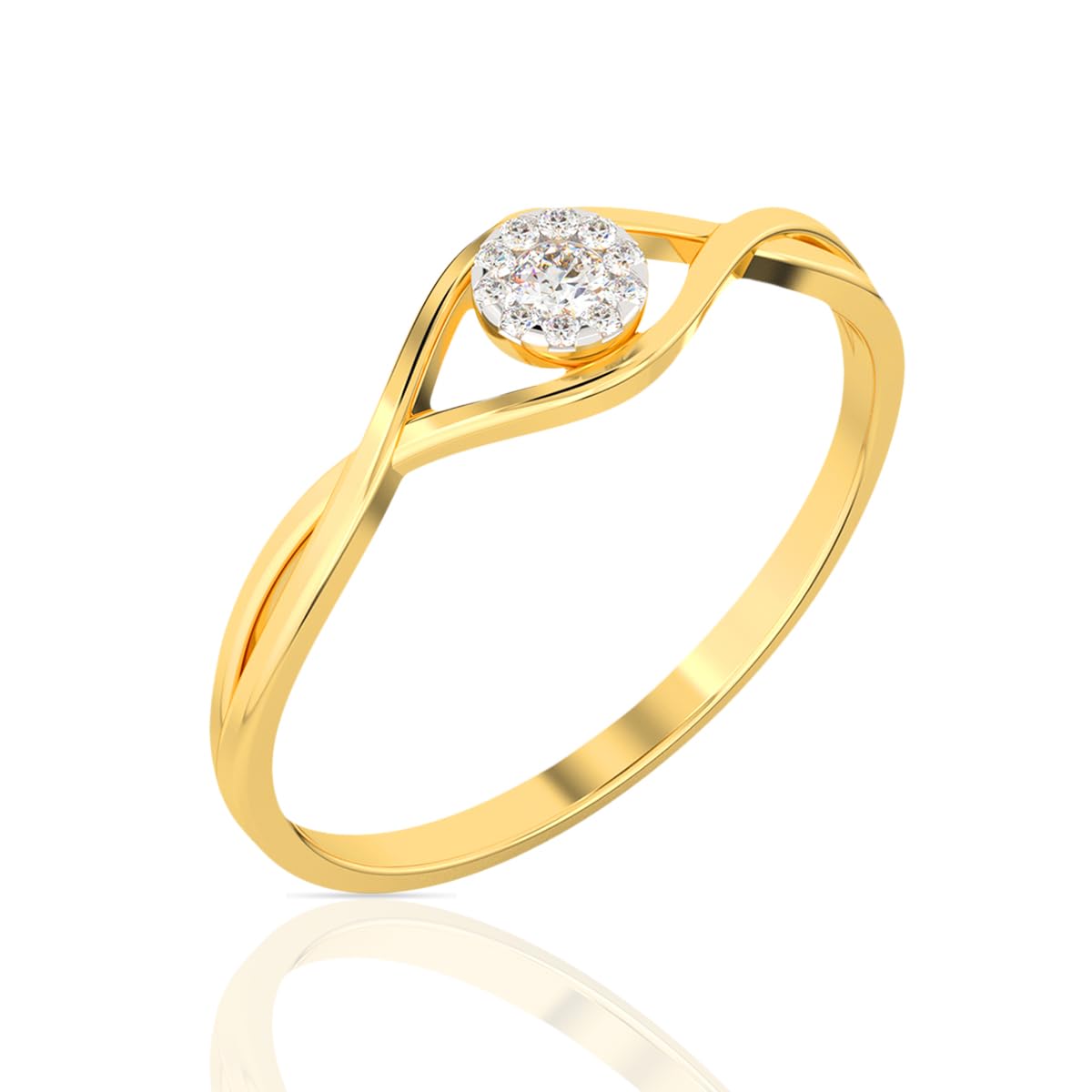 whp jewellers 18KT Gold Ring for Women - Glam Womens Gold Ring - Womens Fashionable Jewellery for Great Gifting-picture-33