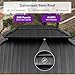 PURPLE LEAF 10' X 12' Outdoor Hardtop Gazebo for Patio Galvanized Steel Double Roof Permanent Canopy Teak Finish Coated Aluminum Frame Pavilion Gazebo with Netting