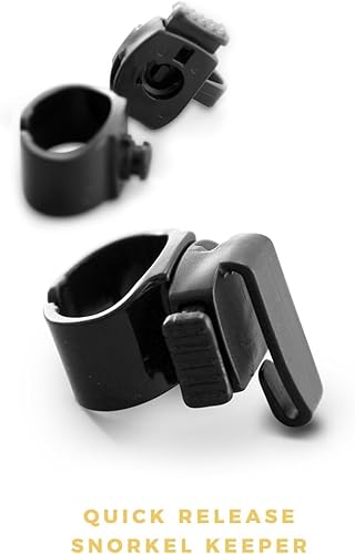 Miniatura 2 de Tilos Orion Dry Snorkel - Equipo de esnórquel impermeable de alta calidad con boquilla cómoda y válvula de purga fácil