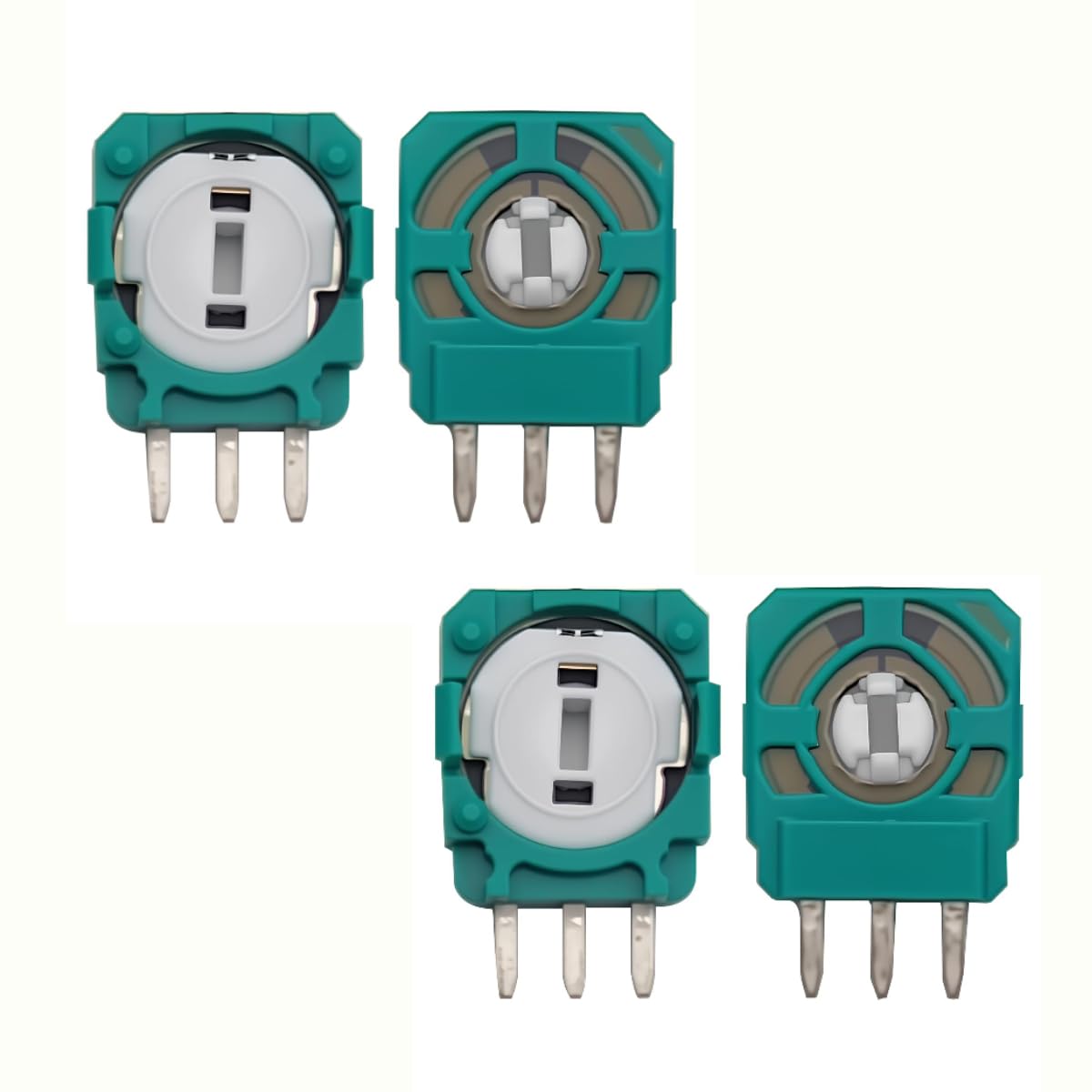 TCOS TECH Potentiometer Replacement for PS4 & PS5 Controllers, 3-Pin Analog Stick Repair Parts for DualSense and DualShock 4, Fixes Drift, Blind Spots – [Set of 4]-picture-17