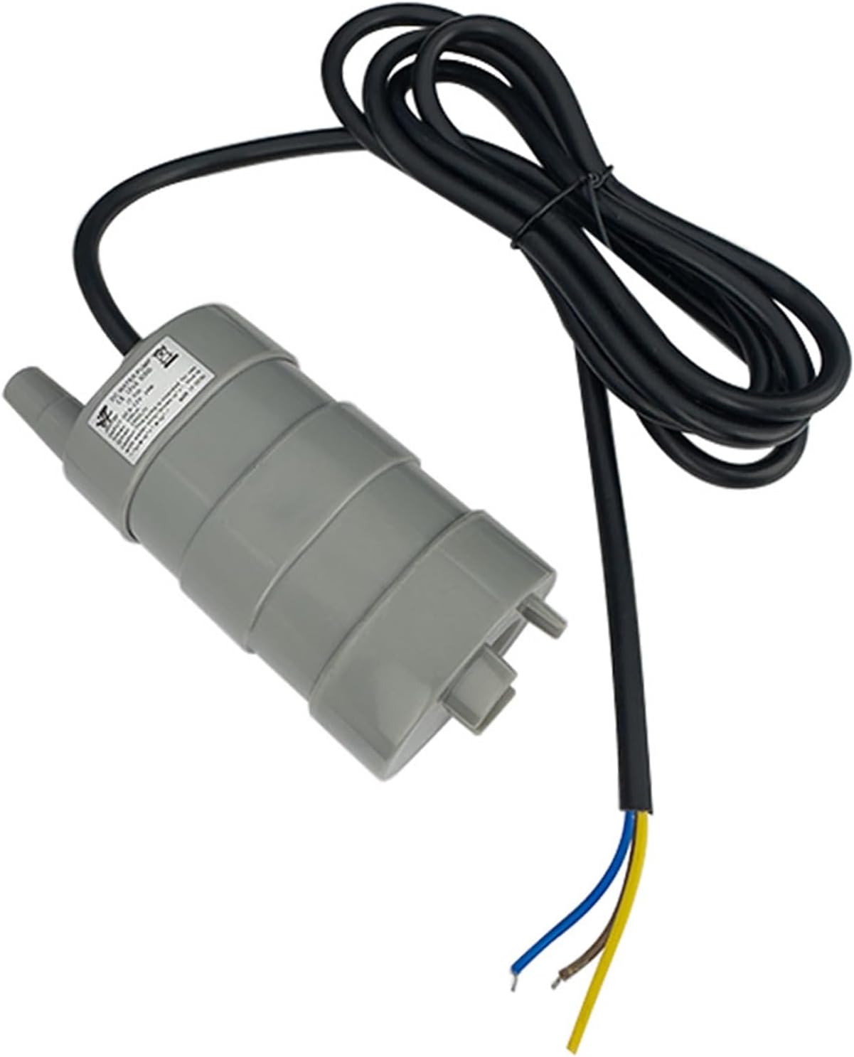 Portable DC12V 24V Brushless Motor Pump 1000L/H Vertical Bottom Suction Pump Water Heater Slotting Machine Cooling Booster Pump(DC24V)