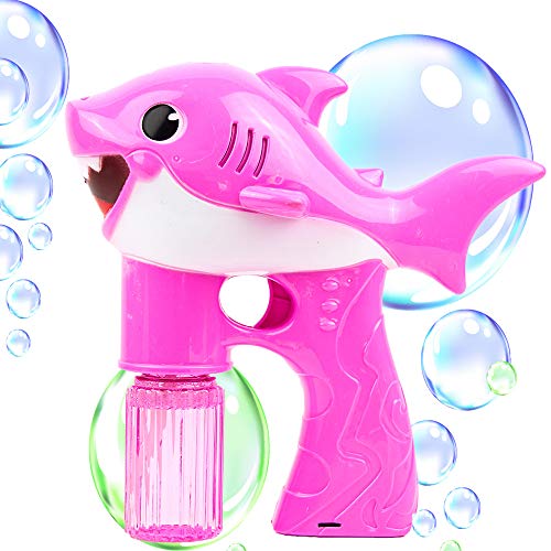 Make Bubble Fun Easier with the Baby Shark Bubble Machine!