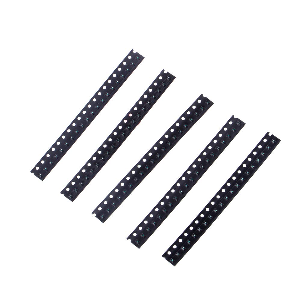 100 Pcs 5 Colors 0603 LED Light Red Green Blue Yellow White Assotment