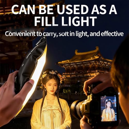 Camp Light - Portable Illumination Device, 23x10cm Outdoor Lighting Lantern for Travel, Inflatable LED Fixture with Carabiner Clip, Adventure Gear Supplies, Foldable Brightness Source for Hiking – Image 6