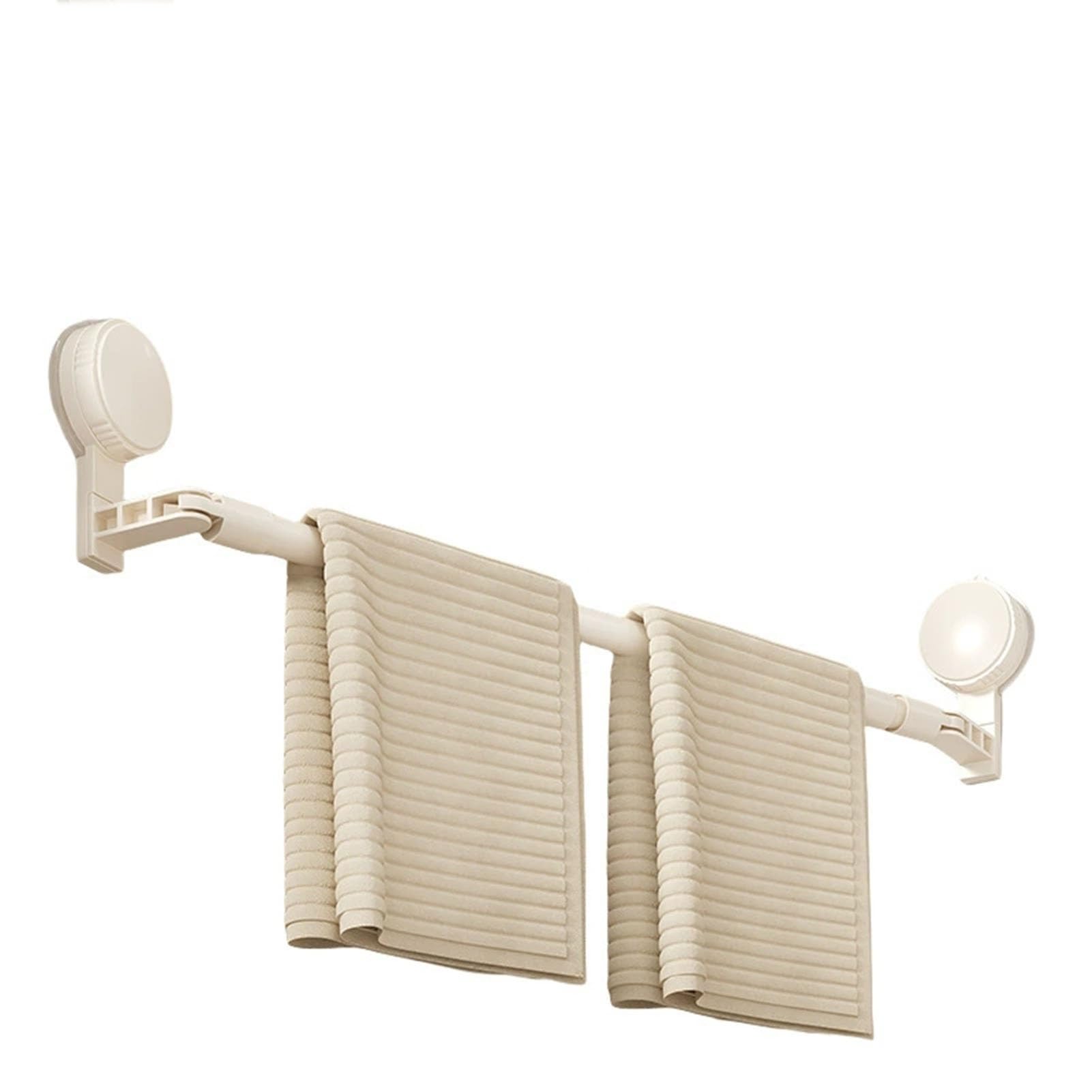 Teleskopierbarer Handtuchhalter Saugknopf