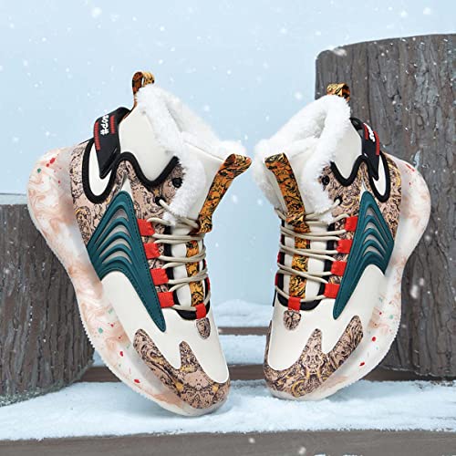 Mannen Lichtgewicht Waterdichte Bovenste Winter Warm Pluizige Pluche Wandelschoenen Outdoor Sneakers Comfortabele Sneeuwlaarzen - Image 8