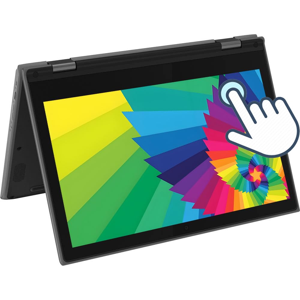Lenovo Chromebook 300e Ordinateur Portable Tactile 2 en 1 11,6" (1366 x 768), Clavier Japonais,Chrome OS (reconditionné) (Pouces, 11.6, Noir, Intel Celeron N4020, 128, Go, Chrome OS, Go, 4)