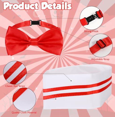 XEPST 3PCS Adult Waiter Costume Kit - Image 3