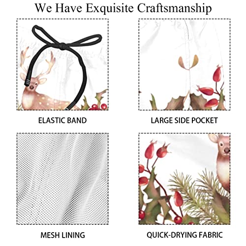 Maillots de bain pour hommes cerf évitant les irritations grâce au short de plage séchage rapide