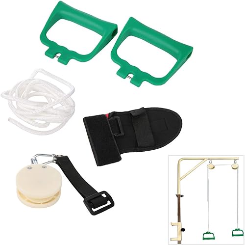 Miniatura 7 de Entrenador de poleas de ejercicio, kit de entrenamiento de rehabilitación, trabajadores cómodos y silenciosos, usuarios de teléfonos celulares para