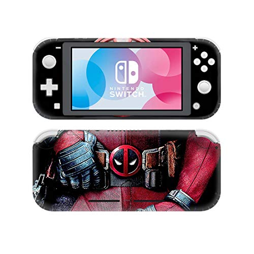 Adventure Games - NINTENDO SWITCH LITE - Deadpool - Vinyl Console Skin Decal Sticker Set