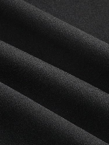 MakeMeChic Women's Casual Elastic Waist Wide Leg Button Straight Loose Pants Palazzo Trousers3