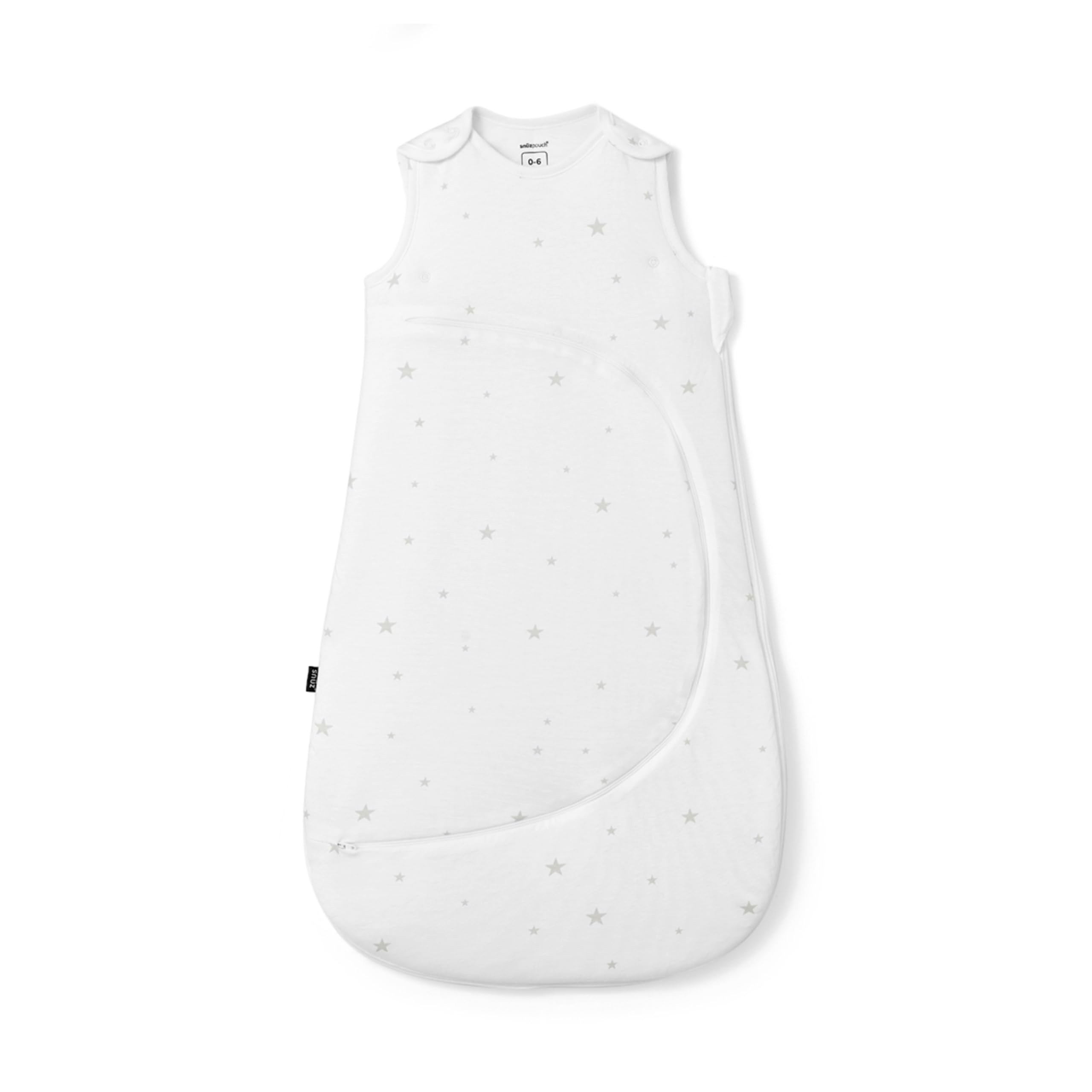 Snuz Baby Sleeping Bag with Nappy Zip, for Easy Nappy Changes Super Soft Cotton Sleeping Bags with Easy Fit Poppers